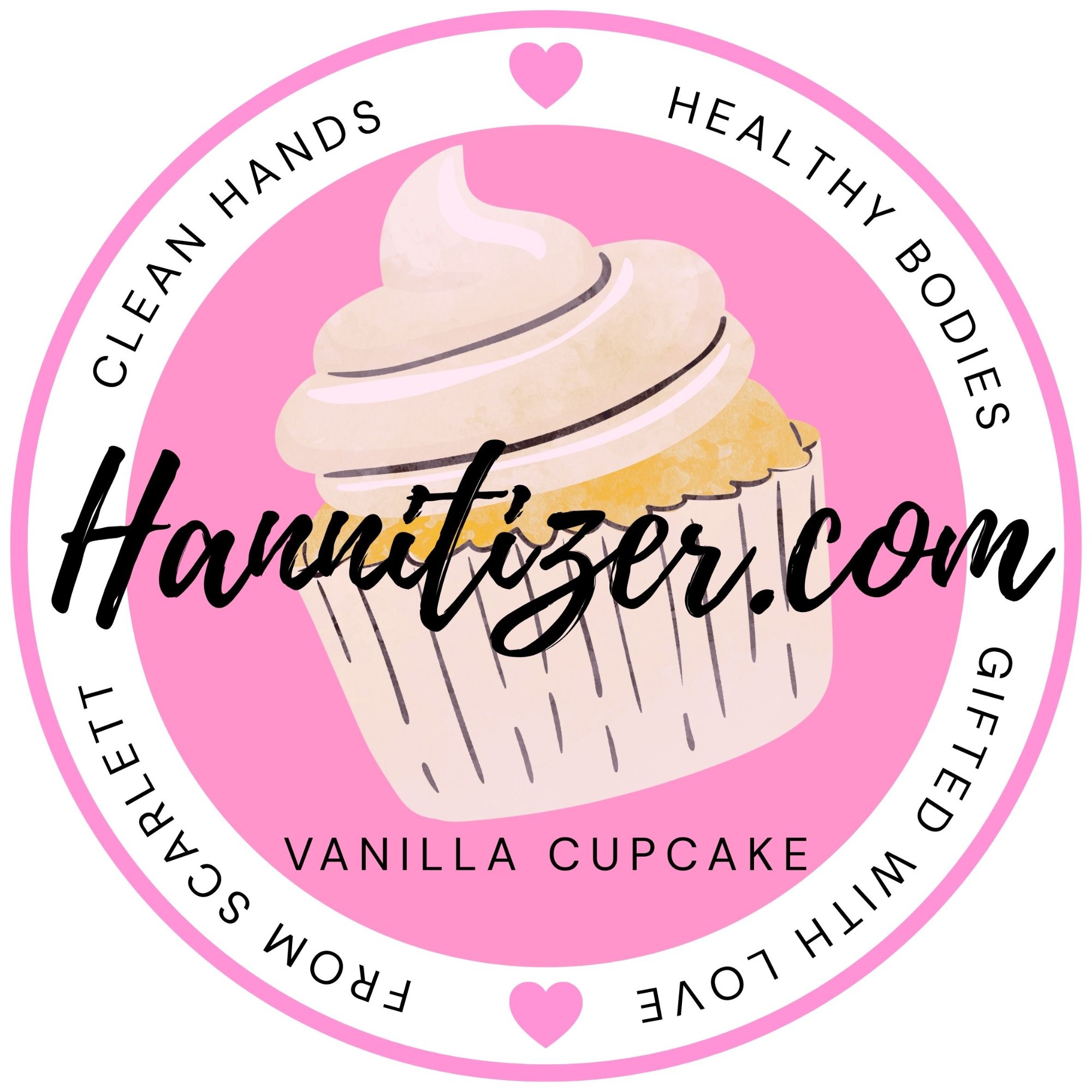 Hannitizer sticker label